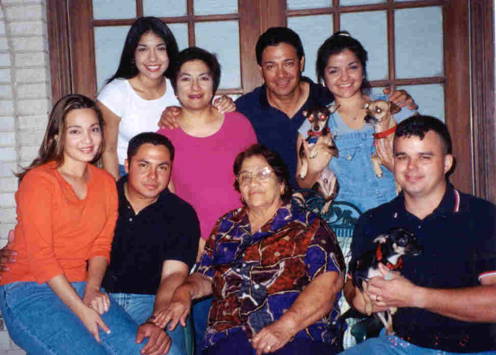 Family with my grandmother